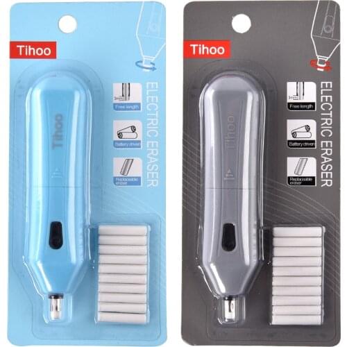 Electric Eraser Student Auto Rubber Refill Highlights For Sketch Drawing Pencil Art Supplies