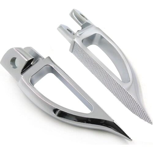 Aftermarket Motorcycle Accessories Blade Rear Foot Peg For 99-07 Suzuki GSX 1300R Hayabusa 2008-2013 B-King silver