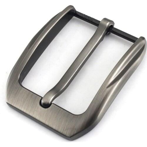 1x Metal 40mm Brushed Belt Buckle Middle Center Half Bar Buckle Leather Belt Bridle Halter Harness Fit for 37mm-39mm Belt