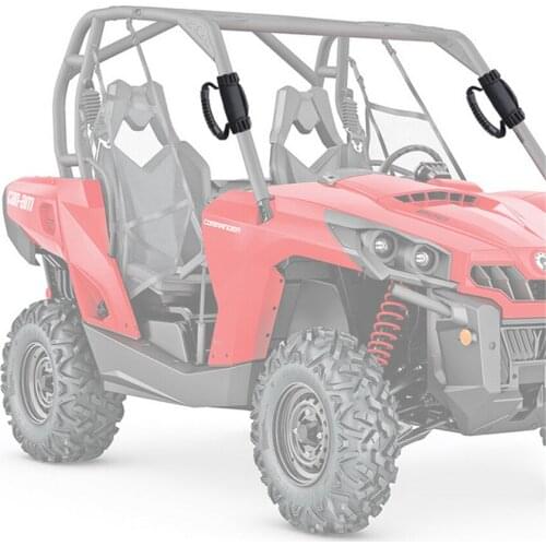 2 Piece Adjustable ATV UTV Roll Bar Straps Grab Handle Door Side Top Mount Grip Handle