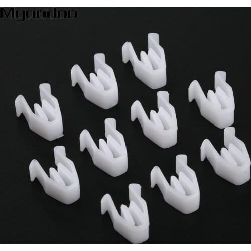 20pcs Front Grille Moulding Clips Trim Panel Retaining Fastener Clip 5482087 For Chevrolet Equinox 2005-2008 Automobile Rivets