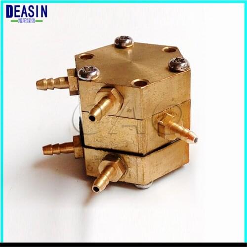 2018 DEASIN High Quality 10pcs 5 nozzle Dental Hexagonal Water Air Valve for Dental Chair Unit Parts Device