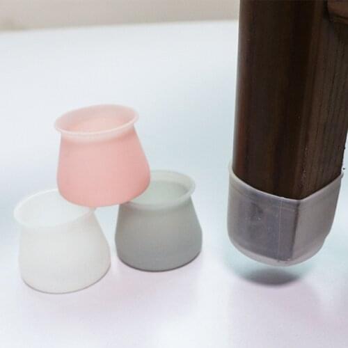 4PCS Furniture Table Chair Leg Floor Feet Cap Cover Protector Feet Pads Non-slip Table Chair Leg Caps Foot Protection Cover
