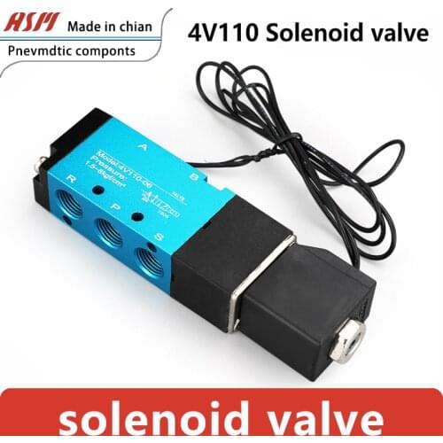 4V110 Solenoid Valve, Pneumatic Cylinder Controller, Can Be Applied To Small Control. Welcome To Consult/6/10/12/16/2