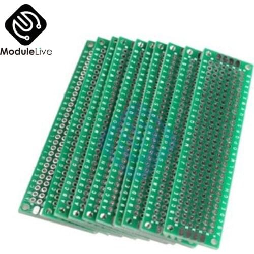 5pcs 2x8 2 X 8 2*8 cm 20X20 Double Side Prototype Pcb 2*8 Panel Universal Board