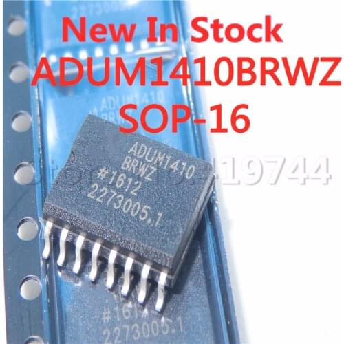 5PCS/LOT ADUM1410BRWZ ADUM1410 SOP-16 SMD LCD plasma power chip NEW In Stock