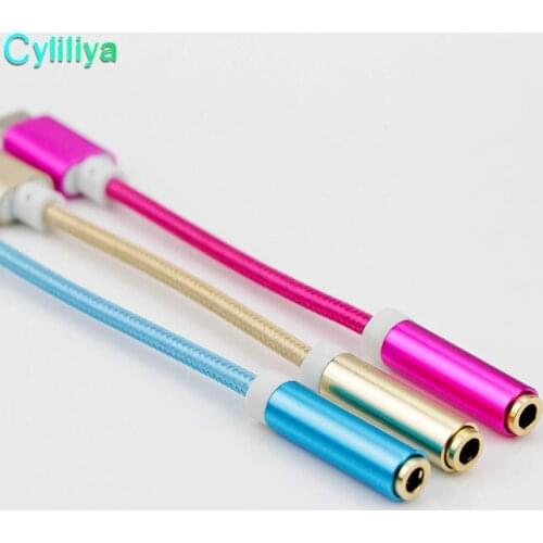 Audio Adapter For LG G5 Type-C to 3.5mm AUX Jack Audio Type C USB 3.0 Cable Covertor For OnePlus 2 wholesale