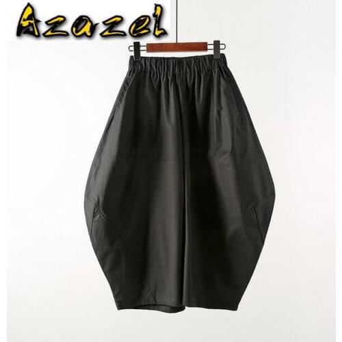 Azazel Hot Summer new comfort Men Loose hip hop Harlan wide leg pants Japanese male casual pantskirt personality big pants tide