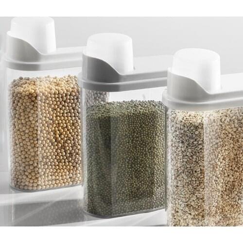 Seal Tank Dog Food Box Cat Feeder Bucket Pet Feed Container Food Storage Barrel Measuring Cup Dogs Bowl Large Capacity Boxes