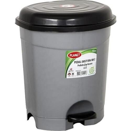 Pedallı Çöp Kovası 6 lt Iç Kovalı