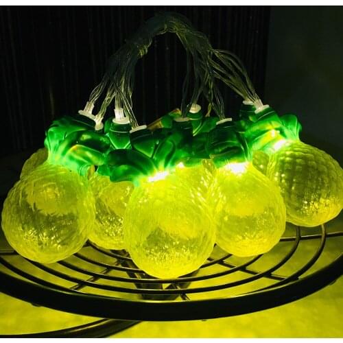 Pineapple String Lights 1.5m 10led mini /middle/large size Christmas Party Gift