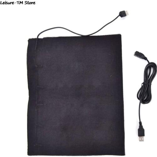 USB Fiber Heater Carbon Electric Heated Jacket Soft Cushion Winter Men Vest Heating Clothes Warmer Pads Keep Warm for mouse pad