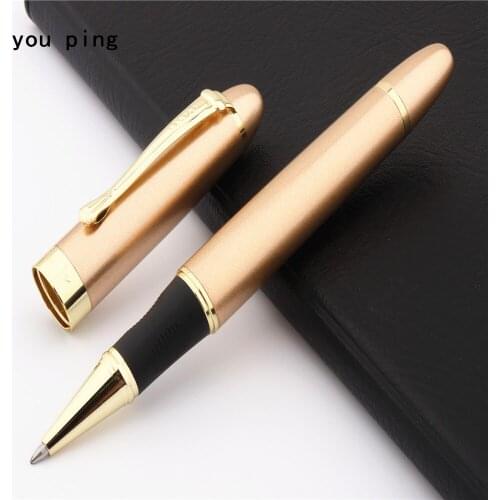 JINHAO X450 Light Gold line Color Business office Nib Medium Rollerball Pen New