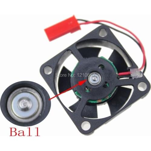 5 Pieces LOT JST Connector 2510B 25mm 25 x 25 x 10MM 12V Dual Ball High Speed 19500rpm Mini Cooling Fan