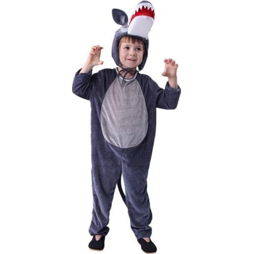 Beautiful children wolf wood animals dress up boys pyjamas dress up dress cosplay children for the performance of the birthday