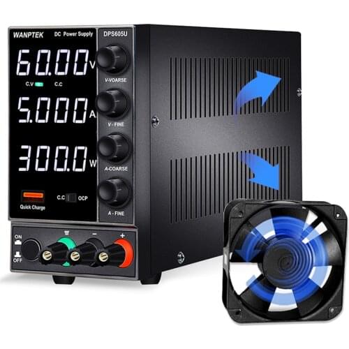 60V 5A Lab Bench Source Stabilized Power Supply Adjustable Voltage Regulators variable laboratory power supply Source DPS605U