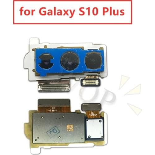 For Samsung Galaxy S10 Plus Back Camera Big Rear Main Camera Module Flex Cable Assembly Replacement Repair Parts