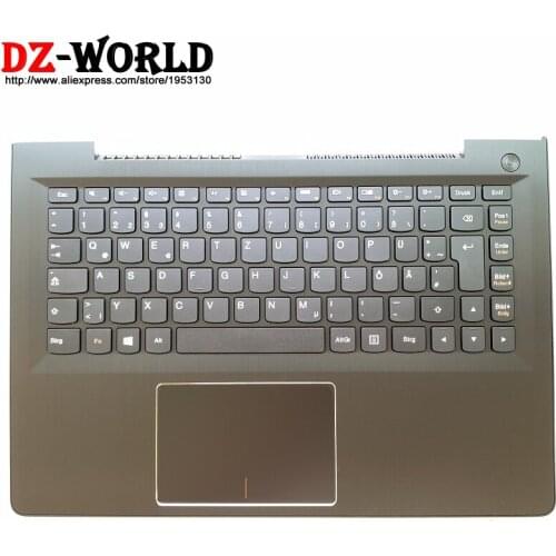 New/orig Palmrest Upper Case With German Keyboard Touchpad for Lenovo U31-70 Ideapad 500S-13ISK Laptop C Cover 5CB0J30932