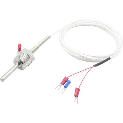 PT100 temperature sensor WZP-291 thermal resistance lines thermal resistance waterproof fix thread