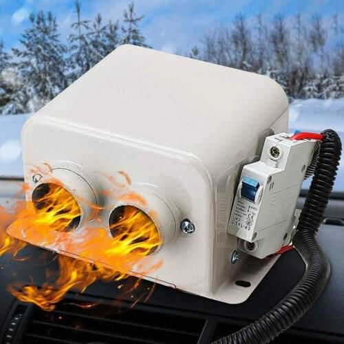 600W/800W 12V/24V Portable Car Fan Heater Windshield Frost Removal Defroster for Trucks Bus Trailer Heater