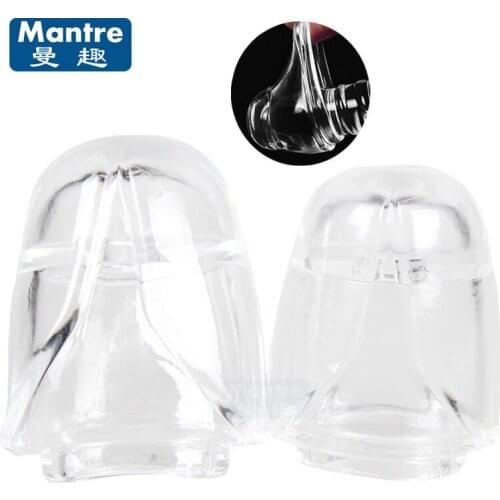 2PCS/Box Glans Penis Cover Male Sex Toys , Time Delay Cock Rings Glans Sleeves Condoms , Erotic Adult Sex Products