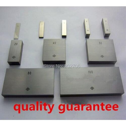 Steel block gauge measure gage block Steel Square Gage Block 10mm, 20mm, 30mm, 40mm, 50mm