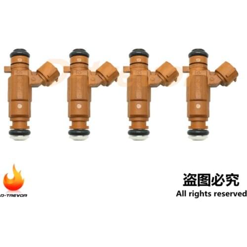 4Pcs Fuel Injectors 0K2A5-13250 For 1998-2004 KIA SEPHIA/ SPECTRA 1.8L I4