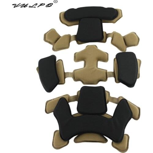 VULPO Tactical Helmet Memory Foam Pad Airsoft Helmet Internal Protective Pad For FAST MICH ACH MTEK Helmet Accessories