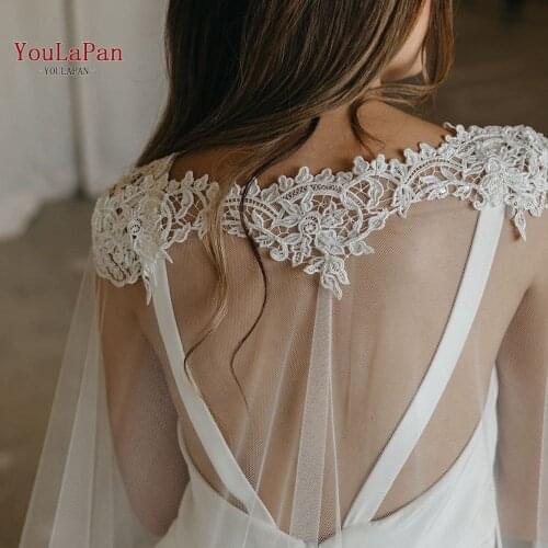 YouLaPan G36 Elegant Bridal Shawl Wedding Dress Tulle Cape Women Party Wedding Accessories Evening Party Dress Shawls and Wraps