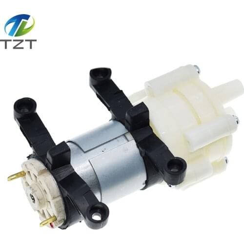 TZT DC6-12V R385 Aquarium Fish Tank Round Water Air DC Diaphragm Pump Aquarium Air Pumps Accessories