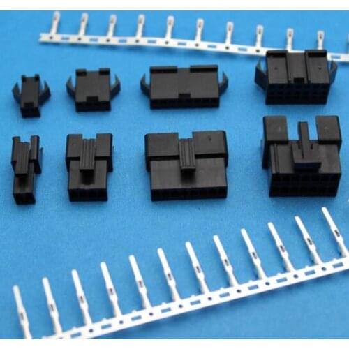 10set/20set 2.5mm Pitch 2-12Pin JST SM Male & Female Plug Housing Pin Header Crimp Terminals Connector Kit