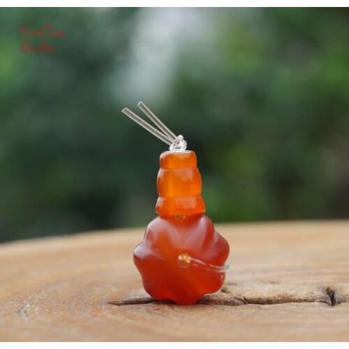 14mm Red Agate Guru Bead Pumpkin Stone Guru Beads Mala Beads Japa Mala Bracelet Jewellry Findings DIY Accessories