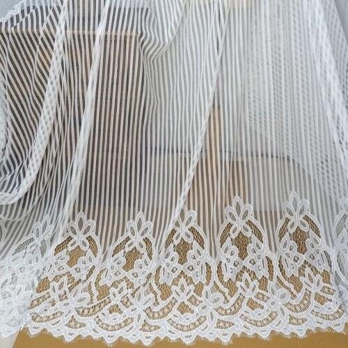 3M/Lot african lace fabric 2018 high quality lace accessories fabric DIY Craft material clothing decoration