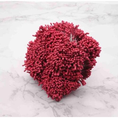 400pcs 1.5mm Mini Stamen Handmade Artificial Flowers For Wedding Party Home Decoration DIY Christmas Scrapbook Accessories