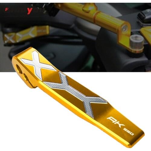 For KYMCO AK550 AK 550 2017 2018 2019 2020 High quality Motorcycle CNC Aluminum Hand Brake Lever Parking Brake Levers red gold