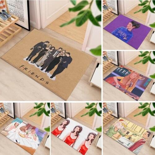 Friends Tv Show Monica Custom Welcome Home Outdoor Bedroom Bedside Carpet Washable Non-Slip Kitchen Rug Door Floor Mat Entrance