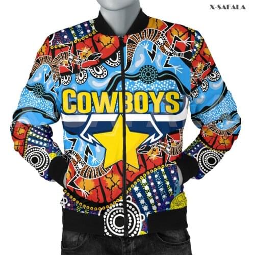 Cowboy Tattoo Viking God 3D Over Printed Men Unisex Bomber Jacket Zipper Casual Harajuku Streetwear Tracksuits Thick Coats