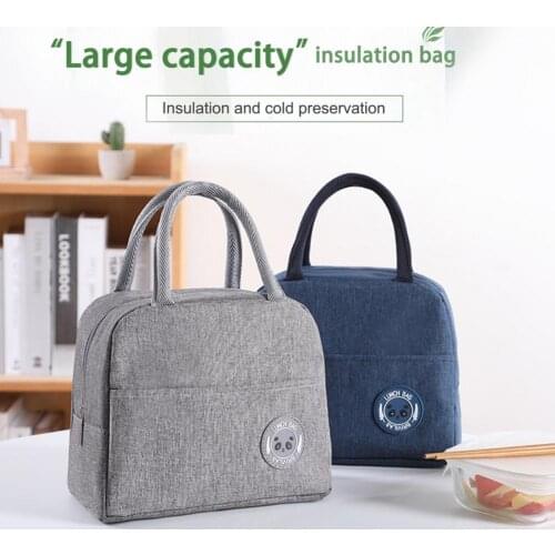 With Handle Lightweight Reusable Functional Thermal Insulated Bag for Office