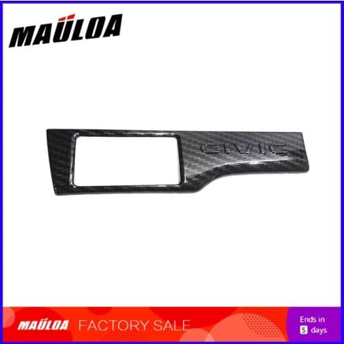 Modified car left lower central control decorative frame headlight adjustment sequins modified accessories for Civic 2019