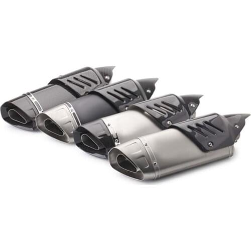 Motorcycle Carbon Fiber Exhaust Muffler Motor Parts for YAMAHA ZX-10R Ninja 1000 Suzuki GSX S-1000 Accessories Motorbike Escape