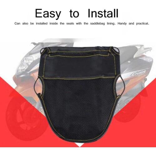 New Motorcycle Modified Seat Wall Organizer Tool Storage Zipper Bag Luggage Accessories Storage Bag Sundries Bag For Moped