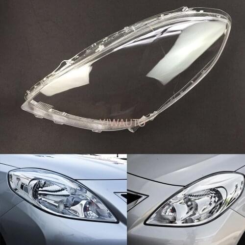 Car Headlight Lens For Nissan Sunny 2011 2012 2013 Car Headlamp Cover Replacement Auto Shell Cover
