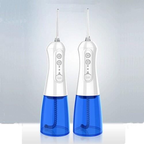 Portable Oral Irrigator USB Rechargeable Water Pick Teeth Cleaner Water Flosser Jet For Teeth Household Dental Cleaning Device