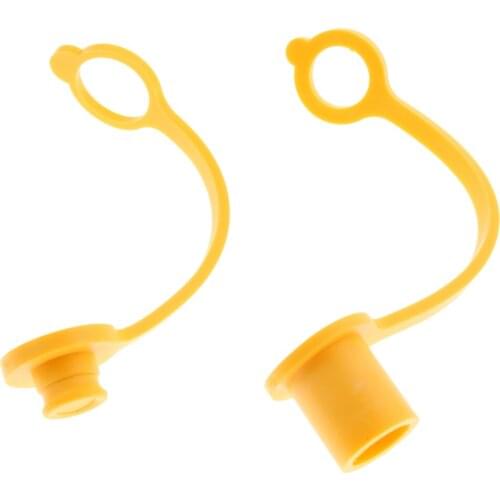 Propane / Natural LP Gas Quick Disconnect Connect 3/8'' Cap and Plug Set Durable Easy to Use 16cm Length