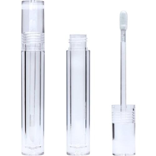Clear Lip Gloss Wand Tubes 7.8ML Empty Cosmetic Lip Glaze Bottle 10/30/50/Pieces PETG Transparent Lipgloss Packaging Containers