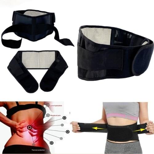 Adjustable Waist Tourmaline Self heating Magnetic Therapy Back Waist Support Belt Lumbar Brace Massage Band Health Care