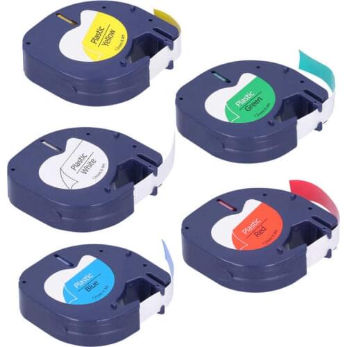 Label Tape Replacement for DYMO LETRATAG Machine Ribbon DIY Print Accessories