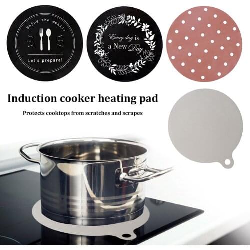 Induction Cooker Protector Mat Round Heat Insulated Table Pad For Kitchen Induction Cooker ProtectorHeat Insulation Hot Current