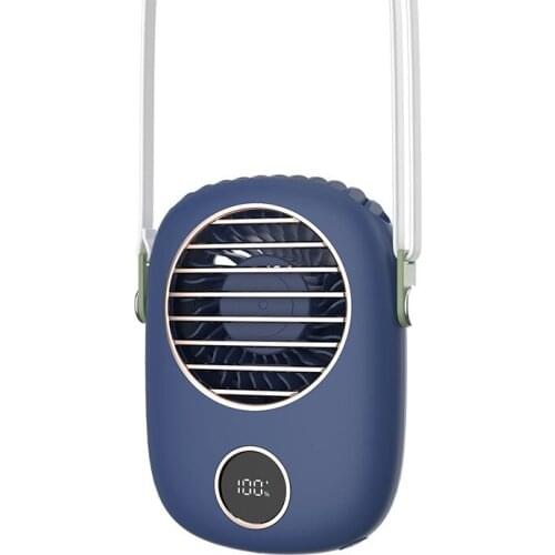 1pc Neck Fan Portable Mini Usb Fans Air Cooler Rechargeable Ventilador Small Travel Handheld Fan Silent Cooling for Home