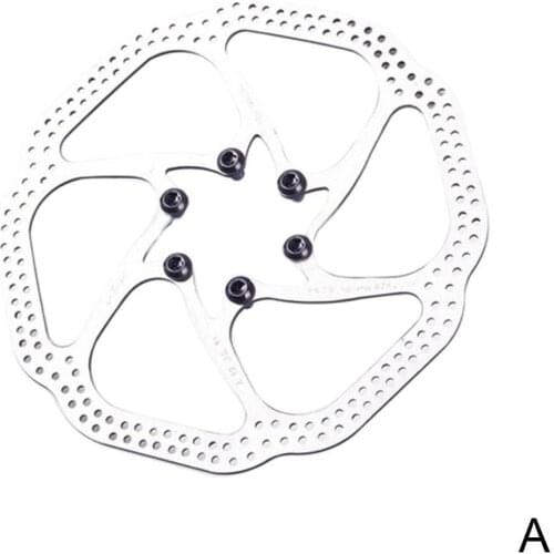 1pcs Bicycle MTB Cycling Bike Brake Disc Rotor 160mm Bolts Give away Disc Bicycle 6 Rotor Metal Brake Accessories V2L8